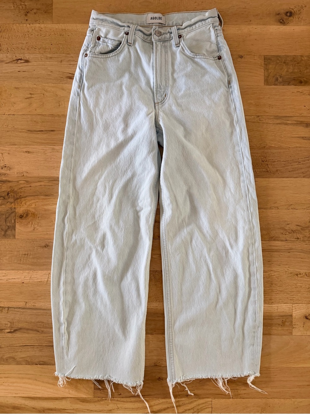 Agolde Low Curve Fray Jeans
